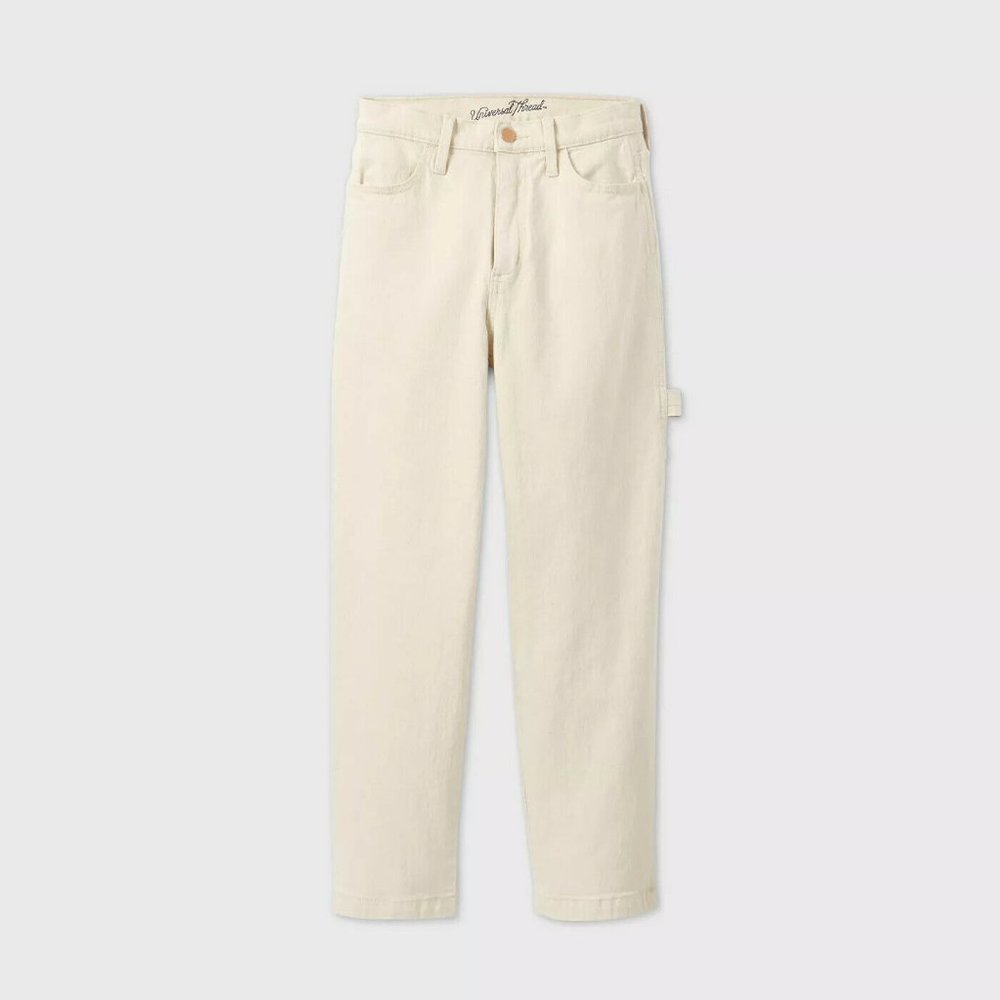 Women's High-Rise Vintage Straight Cropped Jeans - Universal Thread Size:12